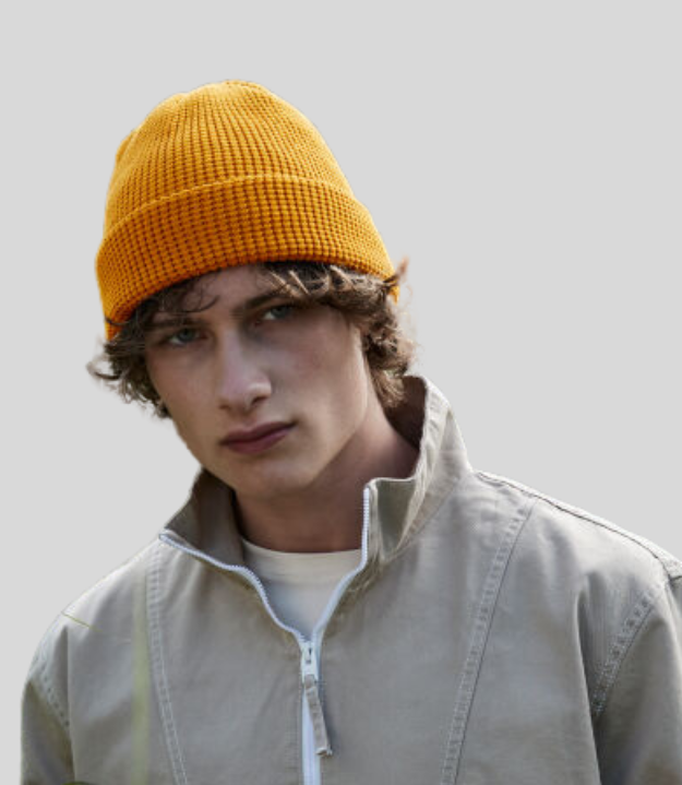 Beechfield Organic Cotton Waffle Beanie | Multicolor | One size - Prime Apparel