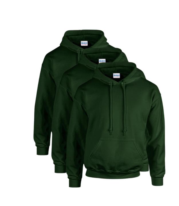 Gildan Heavy Blend Youth Hooded Sweatshirt Pack of 3 Plain Fabric Menswear GILDAN (7184176719711028997)