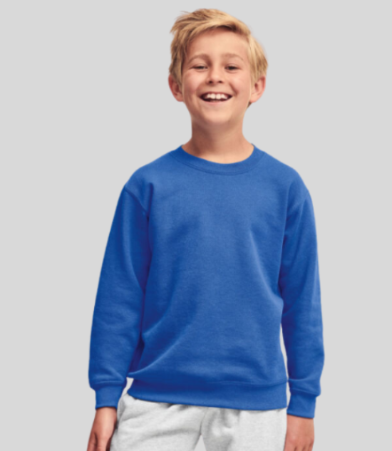 Fruit of the Loom Kids Classic Drop Shoulder Sweatshirt | Multicolor | For 3 -15 Years Kids - Prime Apparel
