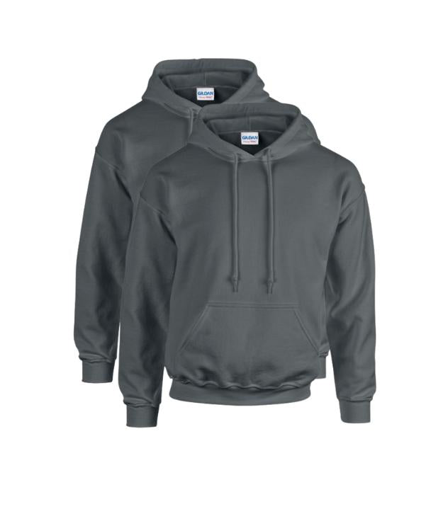 Gildan Heavy Blend Youth Hooded Sweatshirt Pack of 2 Fabric Stylish Fashion GILDAN (7184176719711028997)