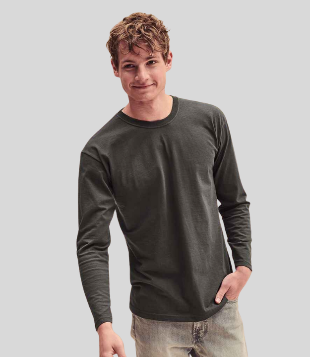 Fruit of the Loom Long Sleeve Value T-Shirt | Multicolor | S - 5XL
