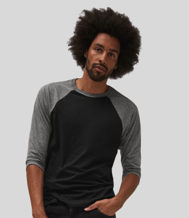 Bella and Canvas | Unisex 3/4 Sleeve Baseball Tee - Prime Apparel