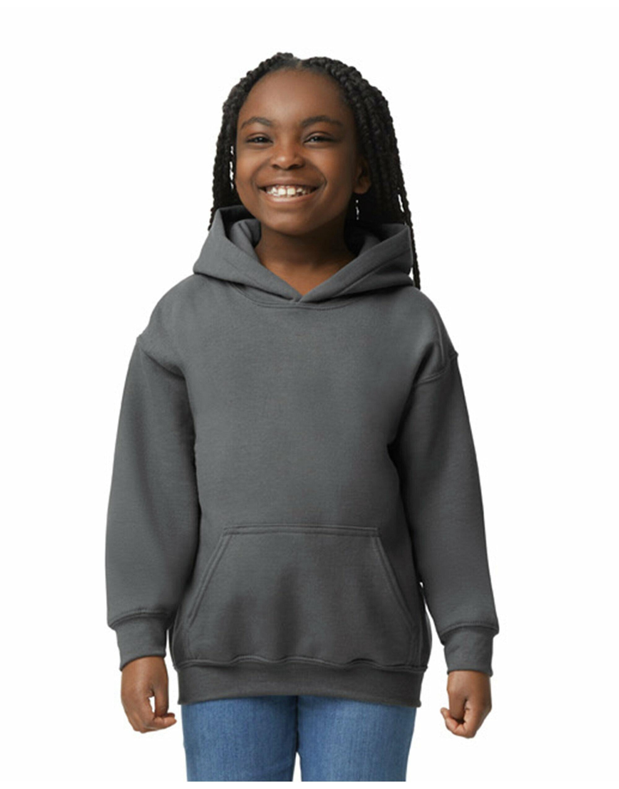Gildan Heavy Blend Youth Hooded Sweatshirt Pack of 2 Fabric Stylish Fashion GILDAN (7184176719711028997)