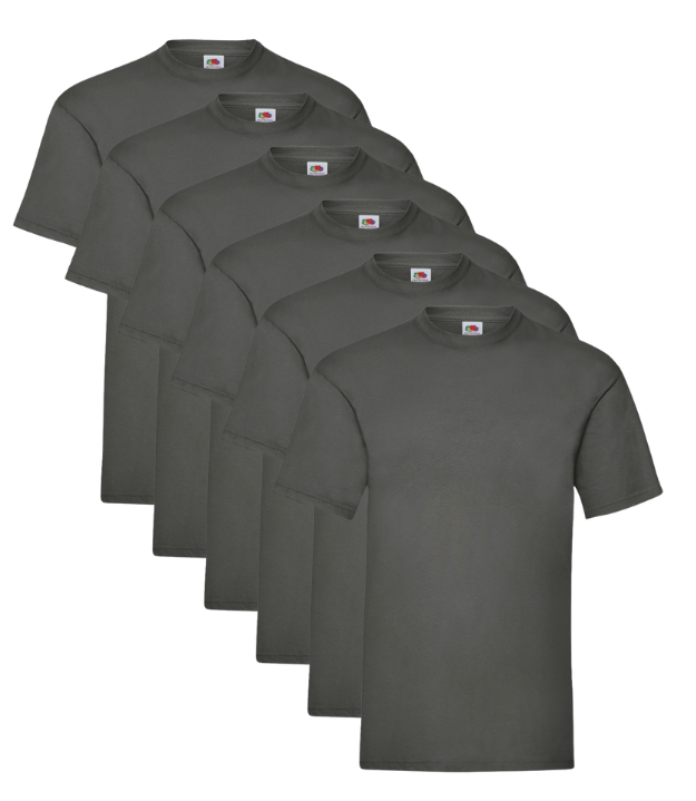 6 Pack T Shirts Short Sleeve - Everyday Comfort, Maximum Value Fruit of the Loom