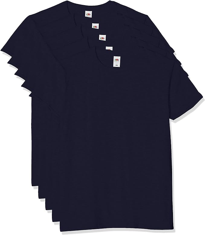 Fruit of the Loom Men's Original T-Shirt | Multicolor | Pack of 5 Fruit of the Loom