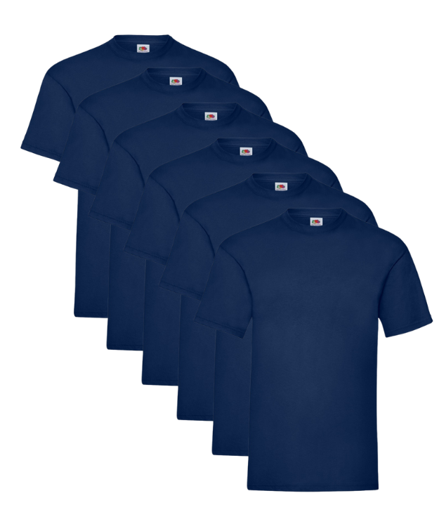 6 Pack T Shirts Short Sleeve - Everyday Comfort, Maximum Value Fruit of the Loom