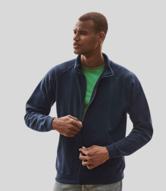 Fruit of the Loom Classic Sweat Jacket | Multicolor | S - 3XL - Prime Apparel