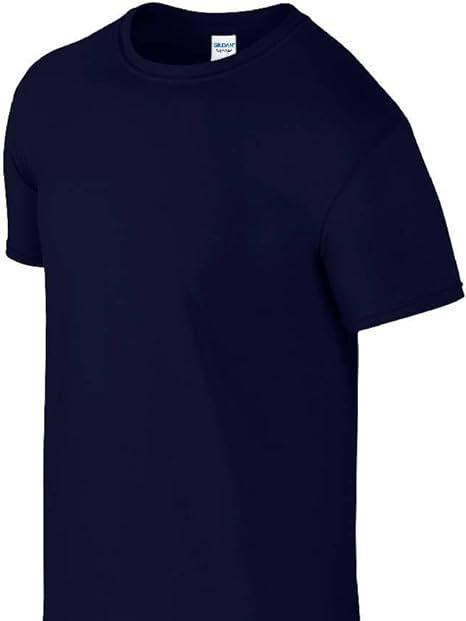 GILDAN Men's Heavy Cotton Adult T-Shirt, Navy, Pack of 5 - Classic Plain Summer Tee - Top, Basic Casual Menswear GILDAN (7184176719711028997)