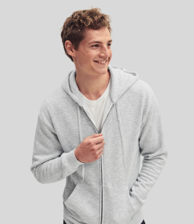 Fruit of the Loom Premium Zip Hooded Sweatshirt | Multicolor | S - 4XL - Prime Apparel