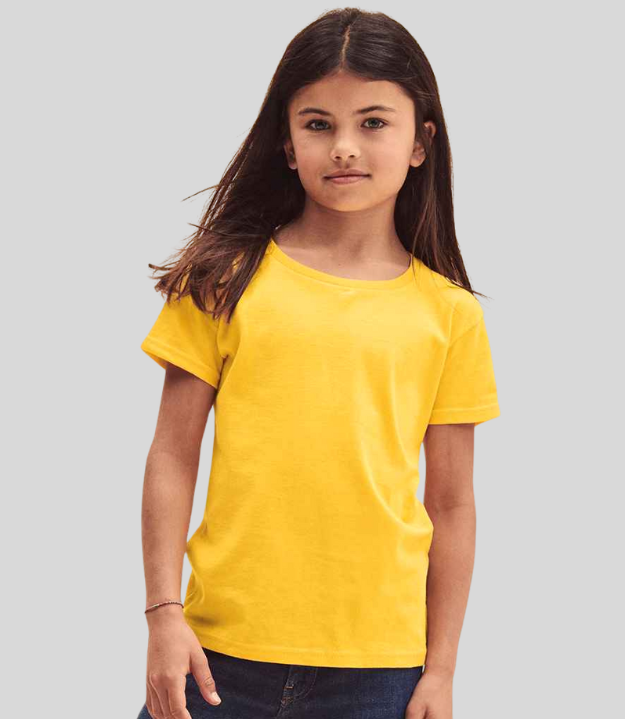 Fruit of the Loom Girls Iconic 150 T-Shirt | Multicolor | For 3-15 Year Kids - Prime Apparel