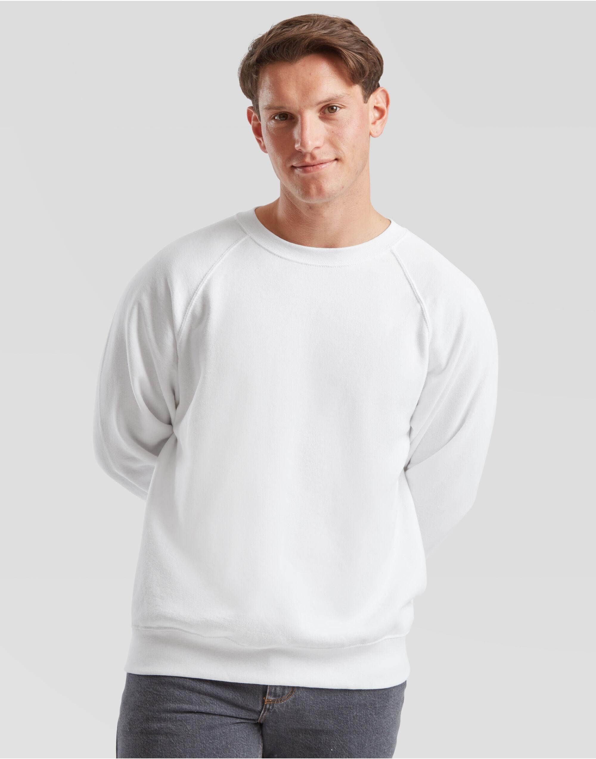 Pack of 3 Men's Classic Raglan Sweatshirts by Fruit of the Loom - Relaxed Fit Stylish FRUIT OF THE LOOM (7279887302174803718)