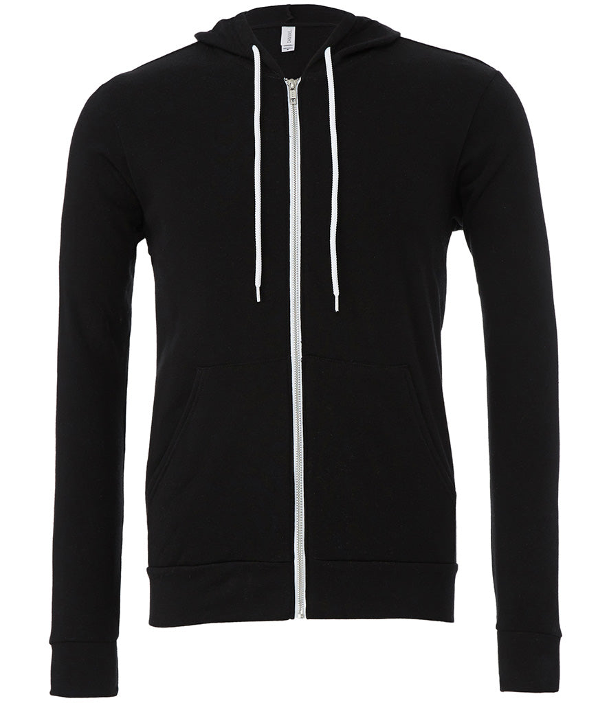 Bella and Canvas | Unisex Poly-Cotton Fleece Full-Zip Hoodie - Prime Apparel