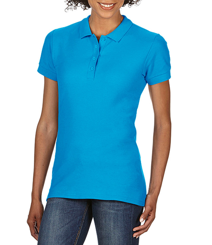 Gildan S/style Ladies Double Pique Polo - Prime Apparel