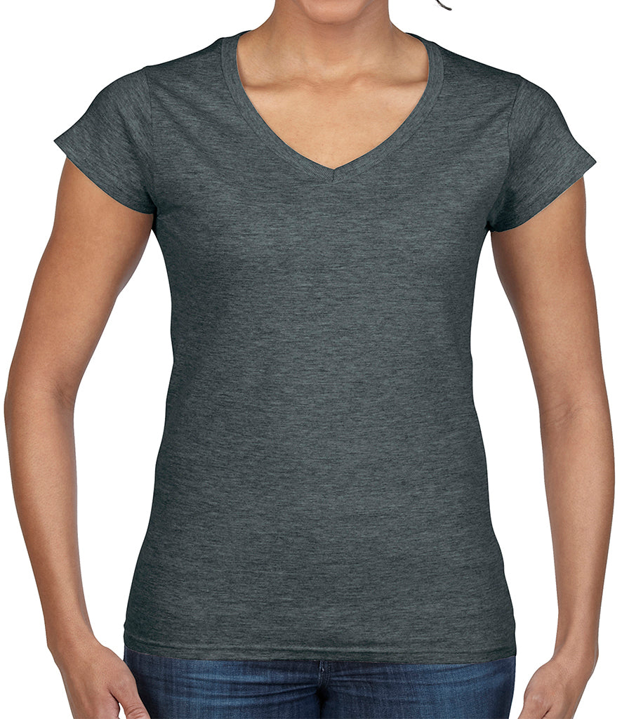 Gildan Softstyle Ladies V-Neck T-Shirt - Prime Apparel