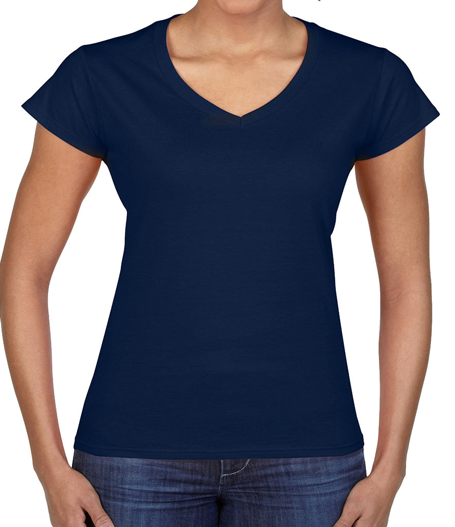 Gildan Softstyle Ladies V-Neck T-Shirt - Prime Apparel