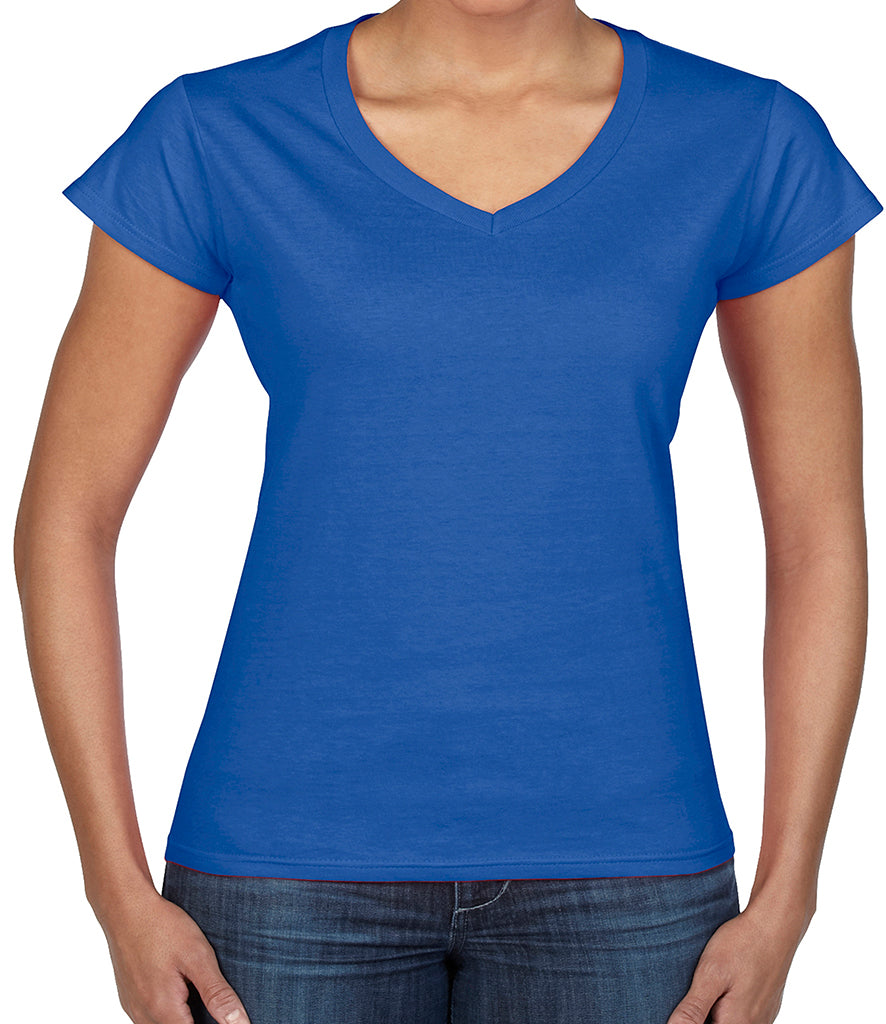 Gildan Softstyle Ladies V-Neck T-Shirt - Prime Apparel