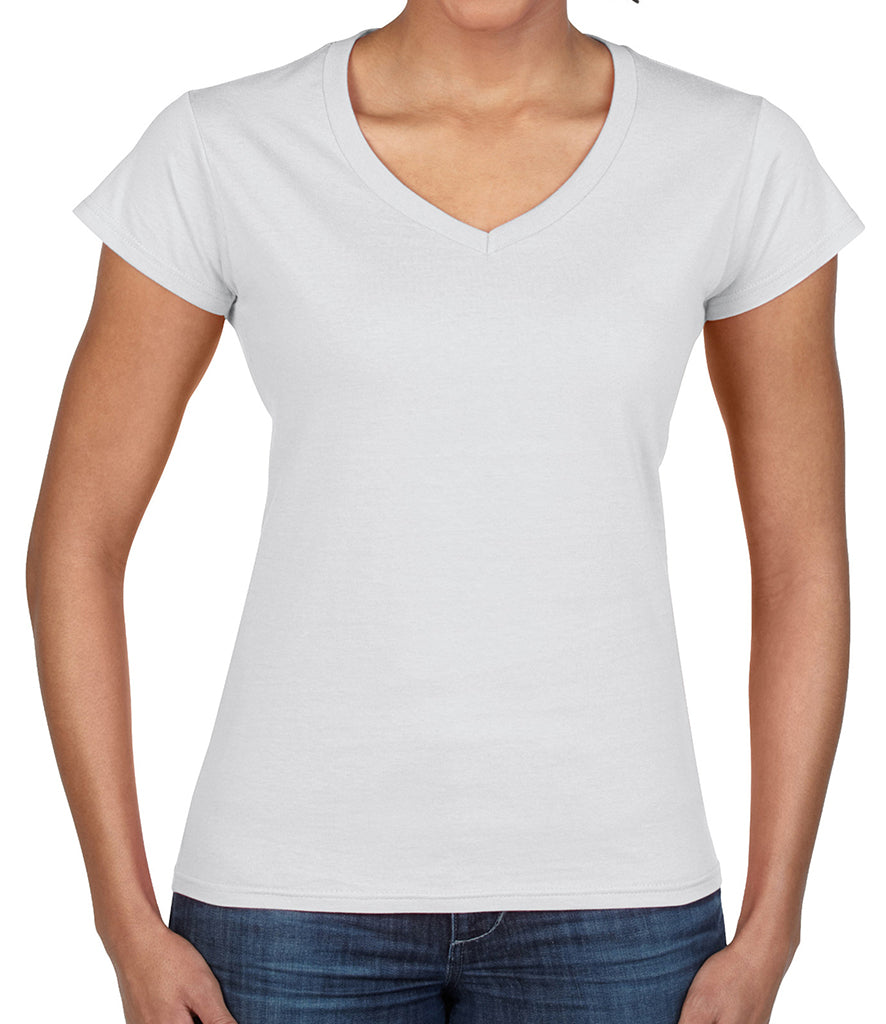 Gildan Softstyle Ladies V-Neck T-Shirt - Prime Apparel