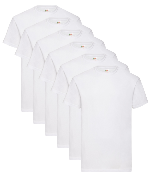 6 Pack T Shirts Short Sleeve - Everyday Comfort, Maximum Value Fruit of the Loom