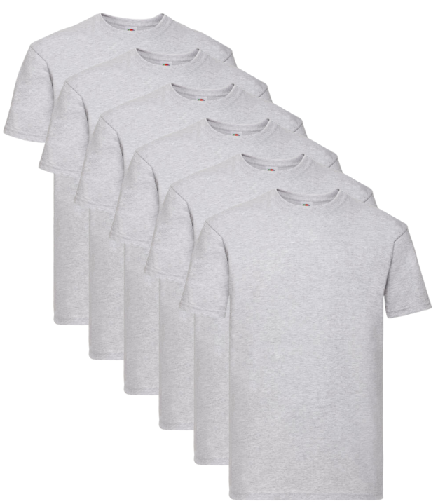 6 Pack T Shirts Short Sleeve - Everyday Comfort, Maximum Value Fruit of the Loom