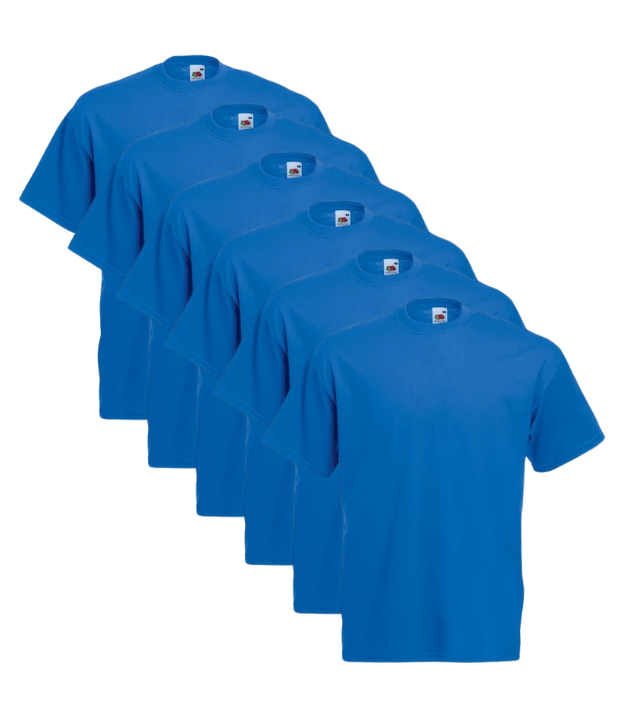 6 Pack T Shirts Short Sleeve - Everyday Comfort, Maximum Value Fruit of the Loom