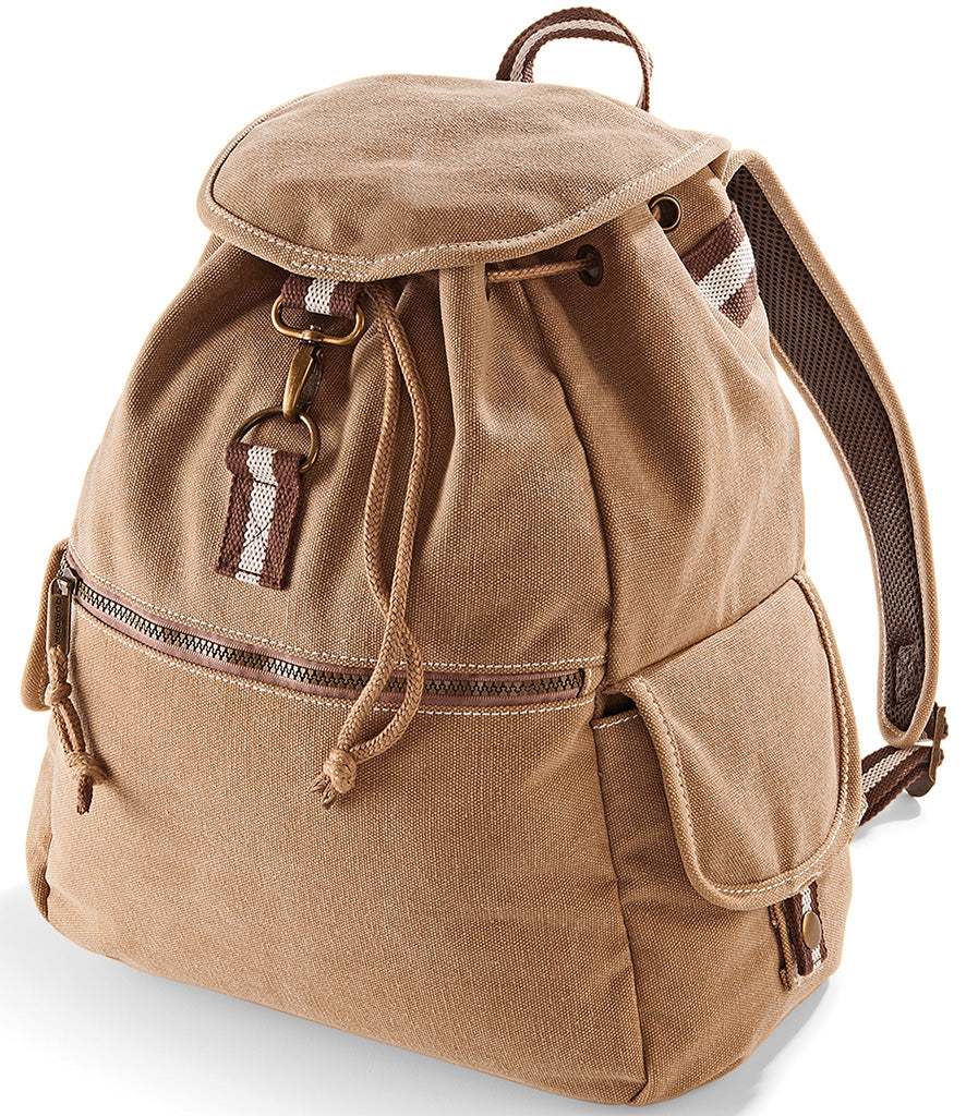 Quadra | Vintage Canvas Backpack - Prime Apparel