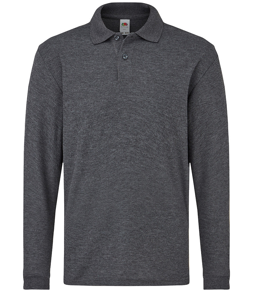 Fruit of the Loom Kids 65/35 Long Sleeve Polo Fruit of the Loom