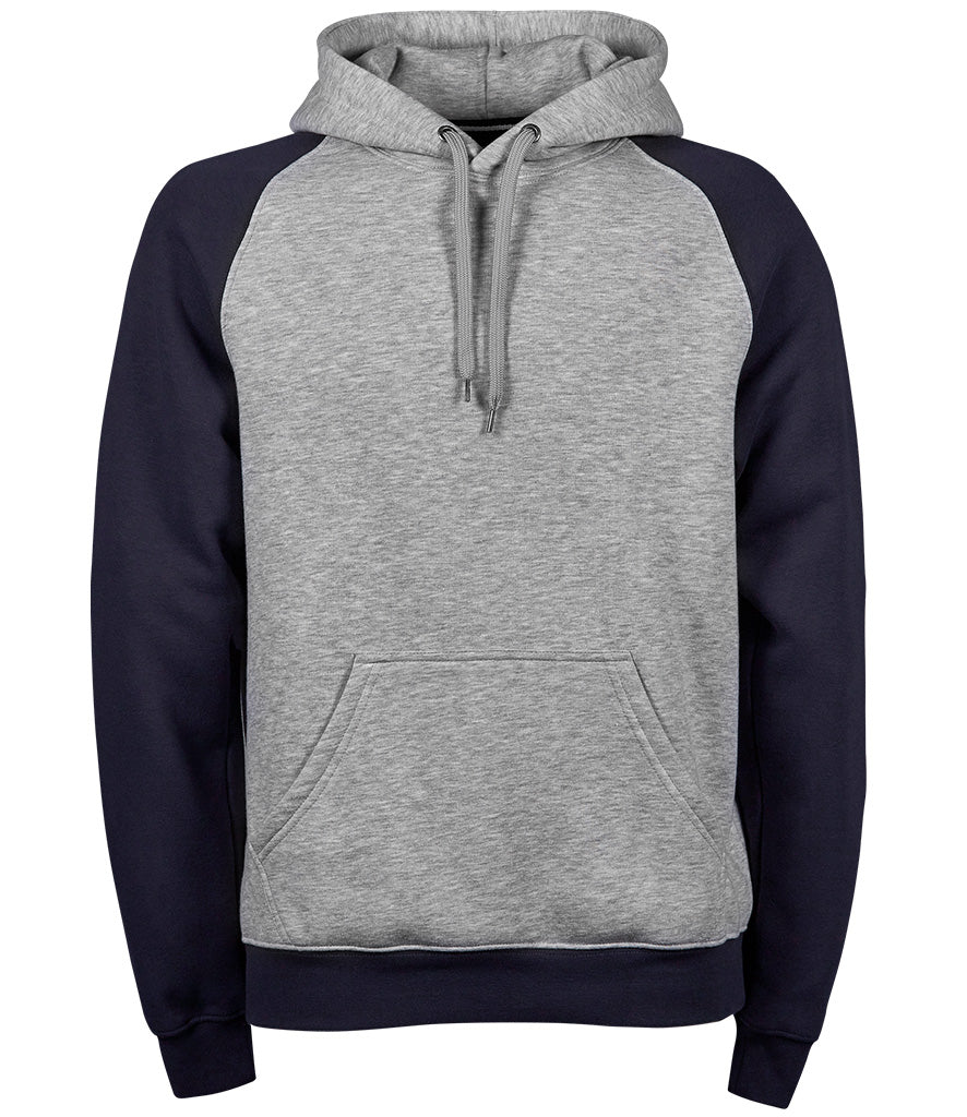 Tee Jays | Mens Two-Tone Hooded Sweat Tee Jays