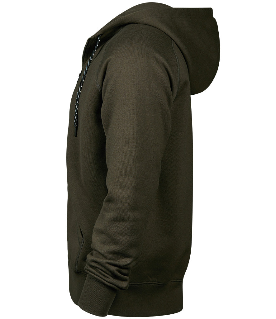 Tee Jays | Mens Fashion Full Zip Hood Tee Jays