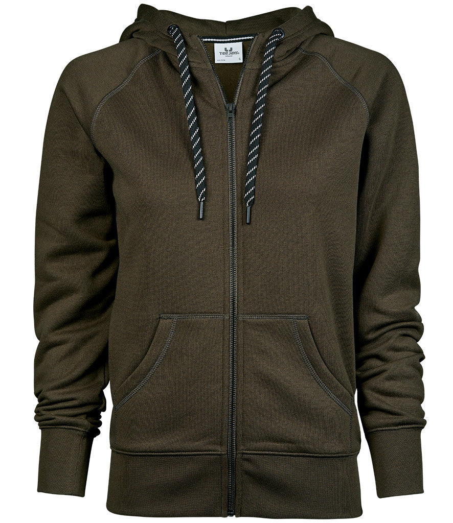 Tee Jays | Ladies Fashion Full Zip Hood Tee Jays