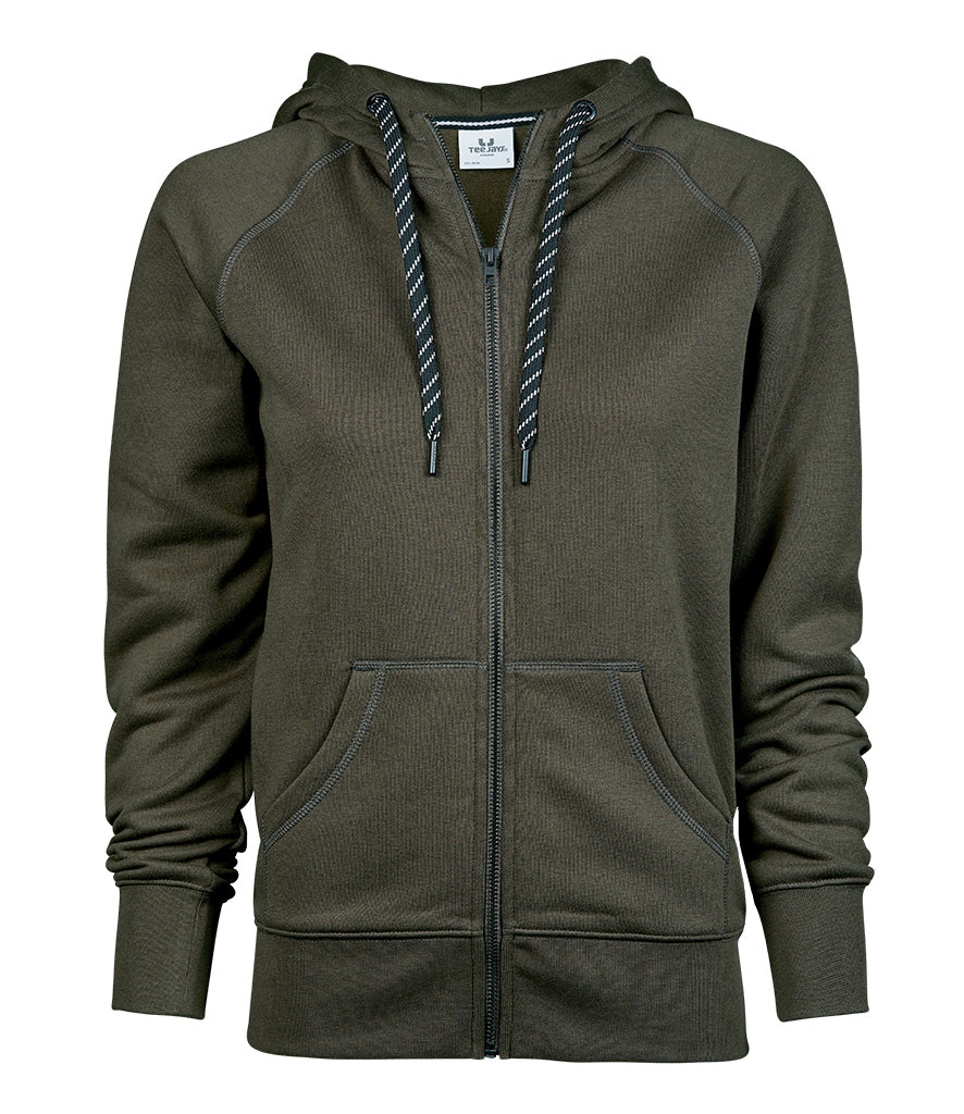Tee Jays | Ladies Fashion Full Zip Hood Tee Jays