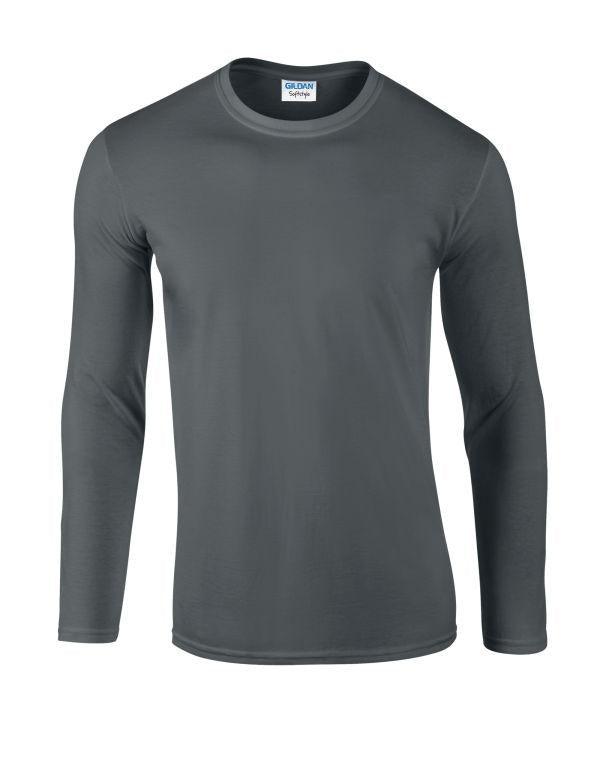 Gildan Softstyle Adult Long Sleeve T-Shirt, Sport Grey, Pack of 3 Classic Top GILDAN (7184176719711028997)