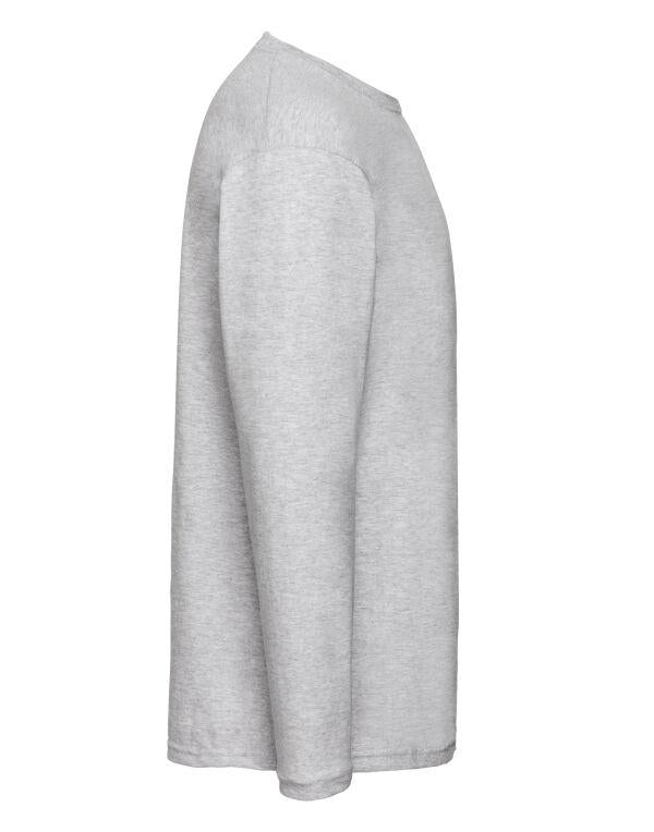 Fruit of the Loom Men's Valueweight Long Sleeved Tee, Pack of 3 T-Shirt, Light Graphite, (Size S to 3XL) Casual Plain Round Neck FRUIT OF THE LOOM (7279887302174803718)