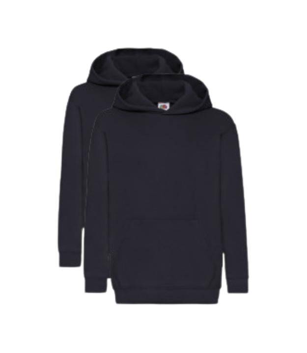 Fruit of the Loom Kids Classic Hooded Sweat | Deep Navy | Pack of 2 FRUIT OF THE LOOM (7279887302174803718)