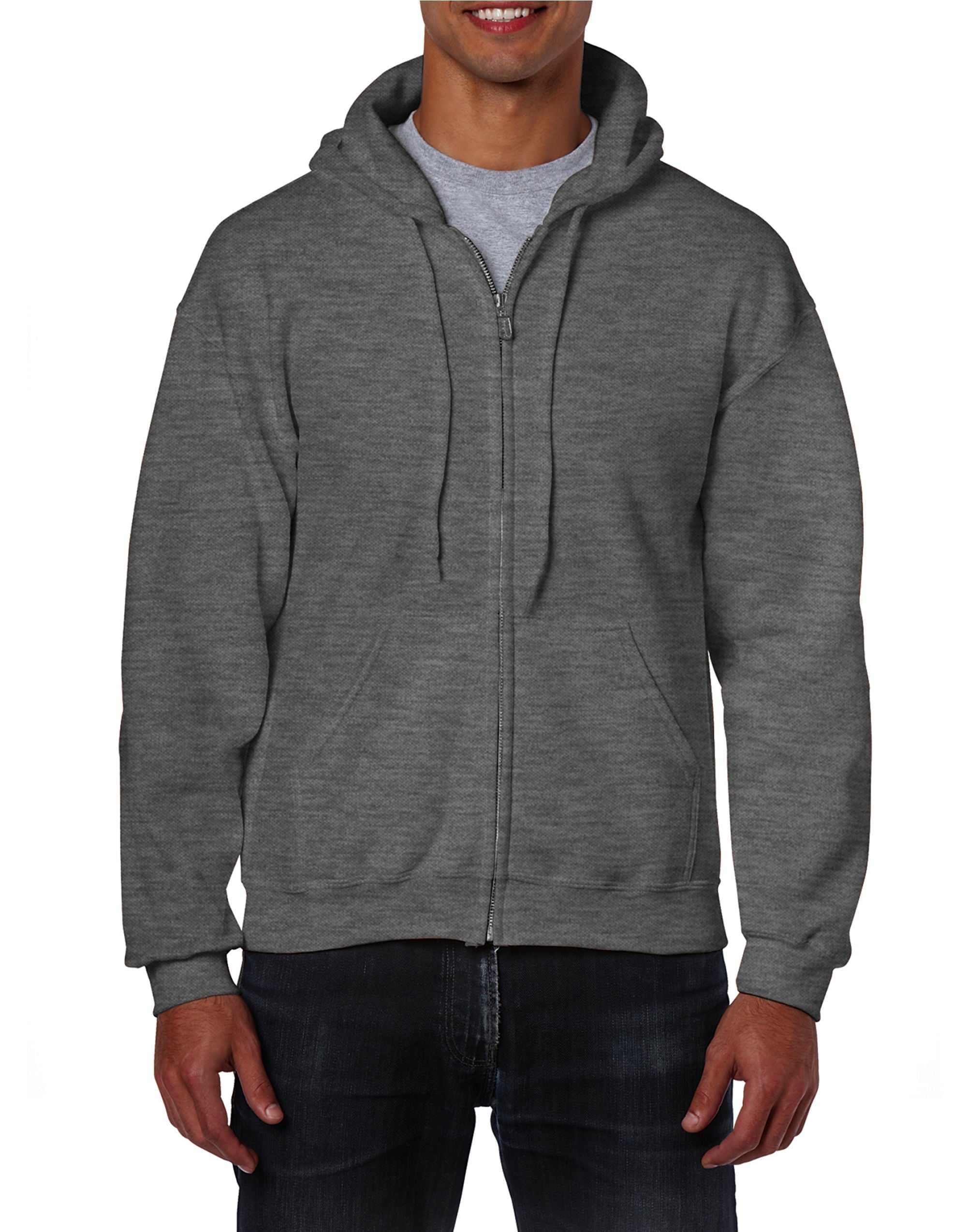 Gildan Heavy Blend Adult Zip Hood Sweat Hoodie GILDAN (7184176719711028997)