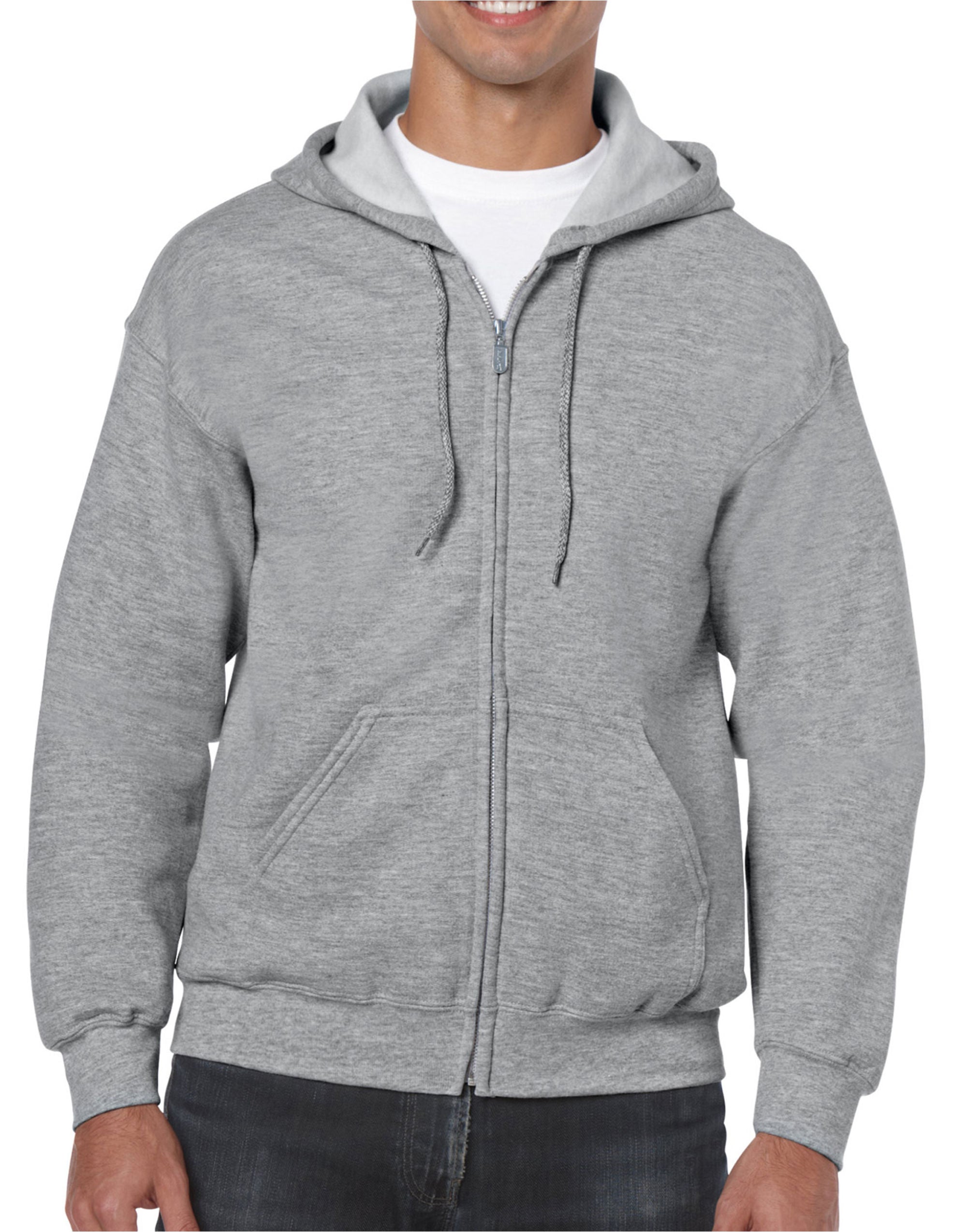 Gildan Heavy Blend Adult Zip Hood Sweat Hoodie GILDAN (7184176719711028997)