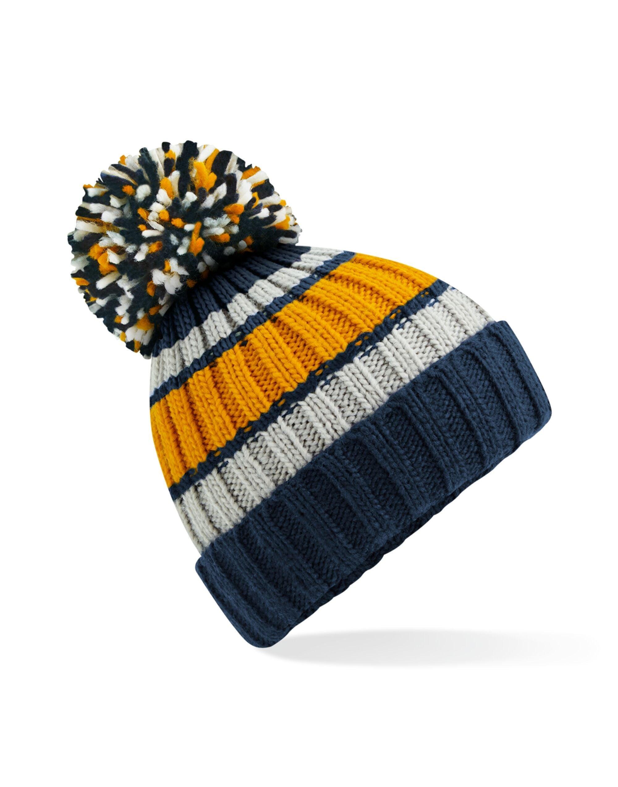Beechfield Hygge Striped Beanie | Multicolor | One Size - Prime Apparel