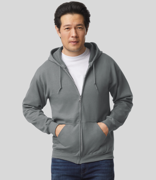 Gildan Heavy Blend Adult Zip Hood Sweat - Prime Apparel