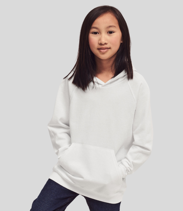 Fruit of the Loom Kids Lightweight Hooded Sweat Fruit of the Loom