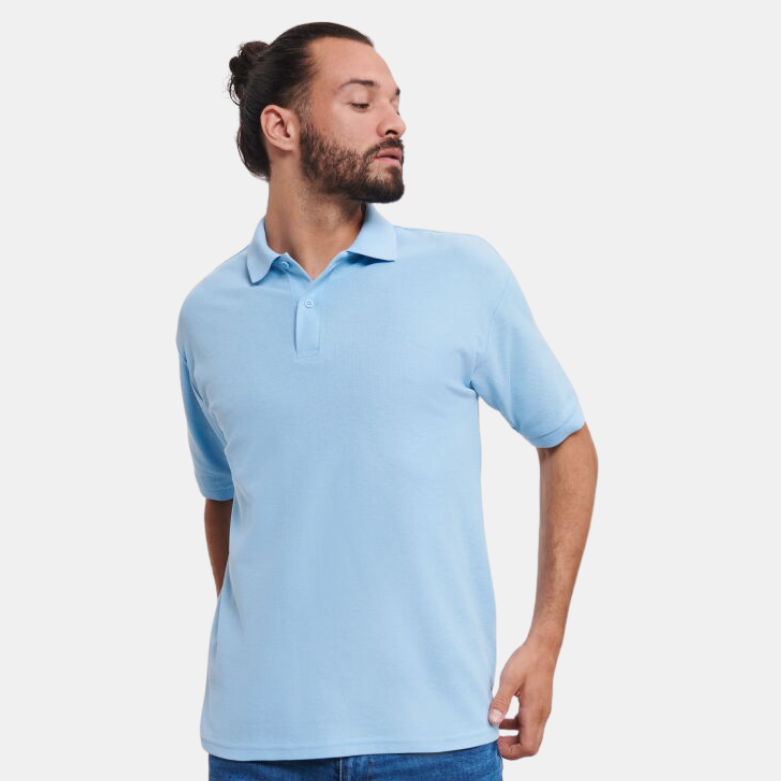 Russell Men's Classic Polycotton Polo T-Shirt Russell