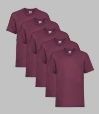 Fruit of the Loom Original T-shirt | Pack Of 5 | S-3XL Fruit of the Loom