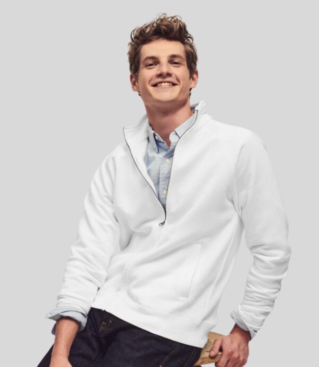 Fruit of the Loom Premium Sweat Jacket Menswear Sweater Long Sleeve Casual Pullover Hoodie Tops Underwear Longsleeves Plain FRUIT OF THE LOOM (7279887302174803718)