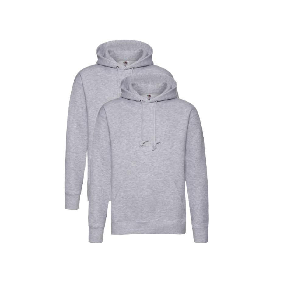 Fruit of the Loom Men's Premium Hooded Sweat Pack of 2 Casual Plain Pullover FRUIT OF THE LOOM (7279887302174803718)