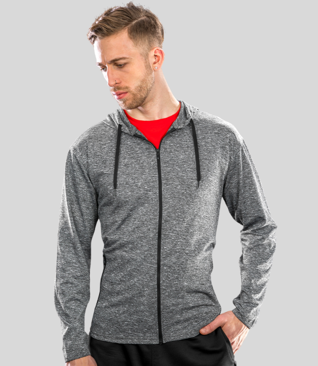 Spiro | Men's Hooded Tee-Jacket - Prime Apparel