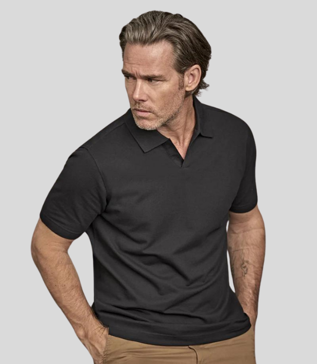 Tee Jays | Men's Luxury Stretch V-Neck Polo Tee Jays