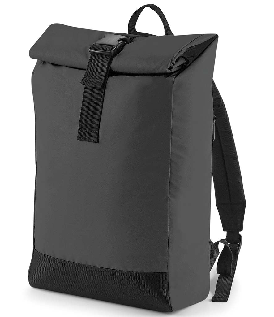 Bagbase Reflective Roll-Top Backpack BagBase