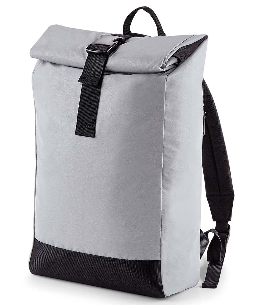 Bagbase Reflective Roll-Top Backpack BagBase