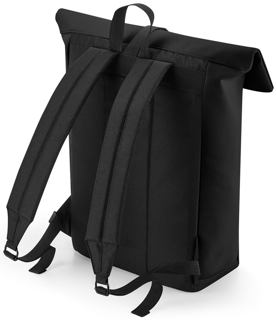 Bagbase Matte PU Roll Top Backpack BagBase