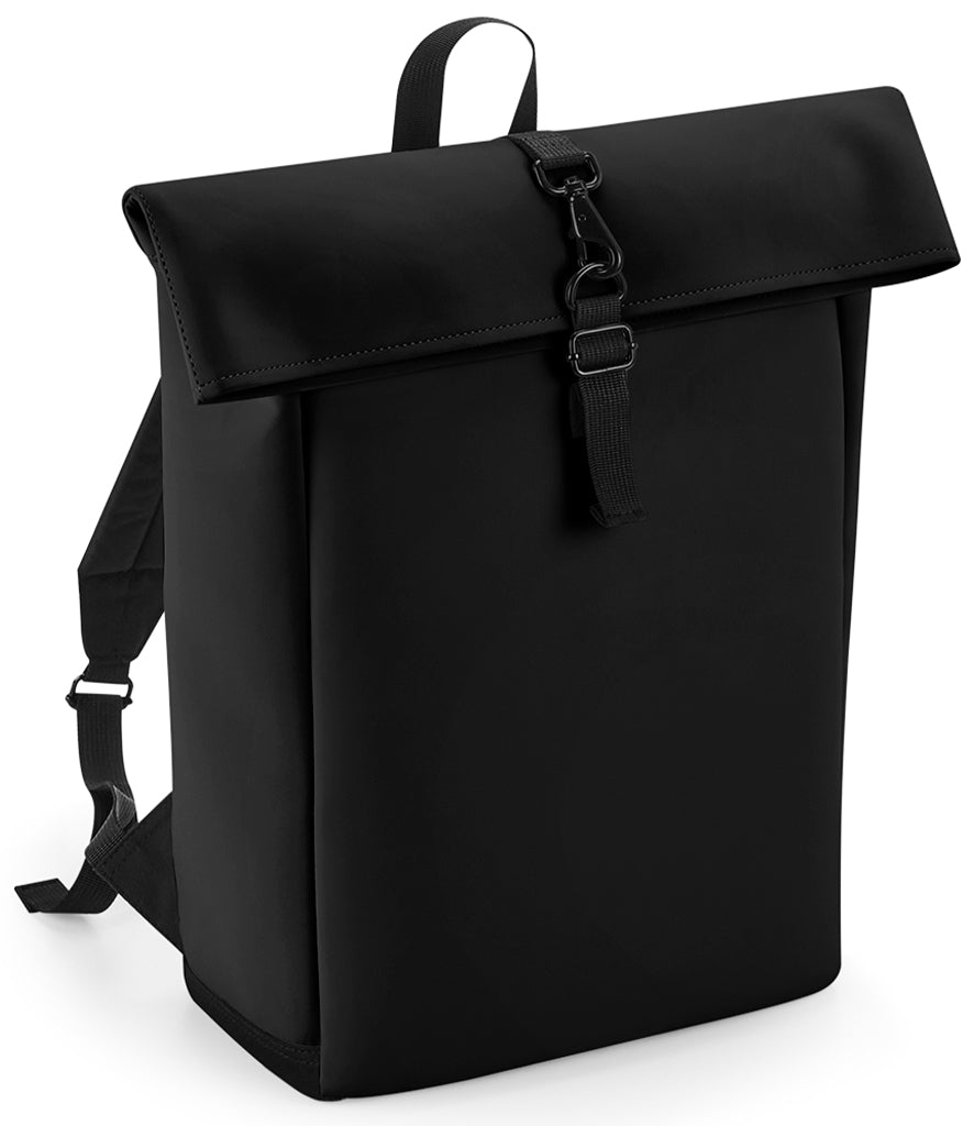 Bagbase Matte PU Roll Top Backpack BagBase