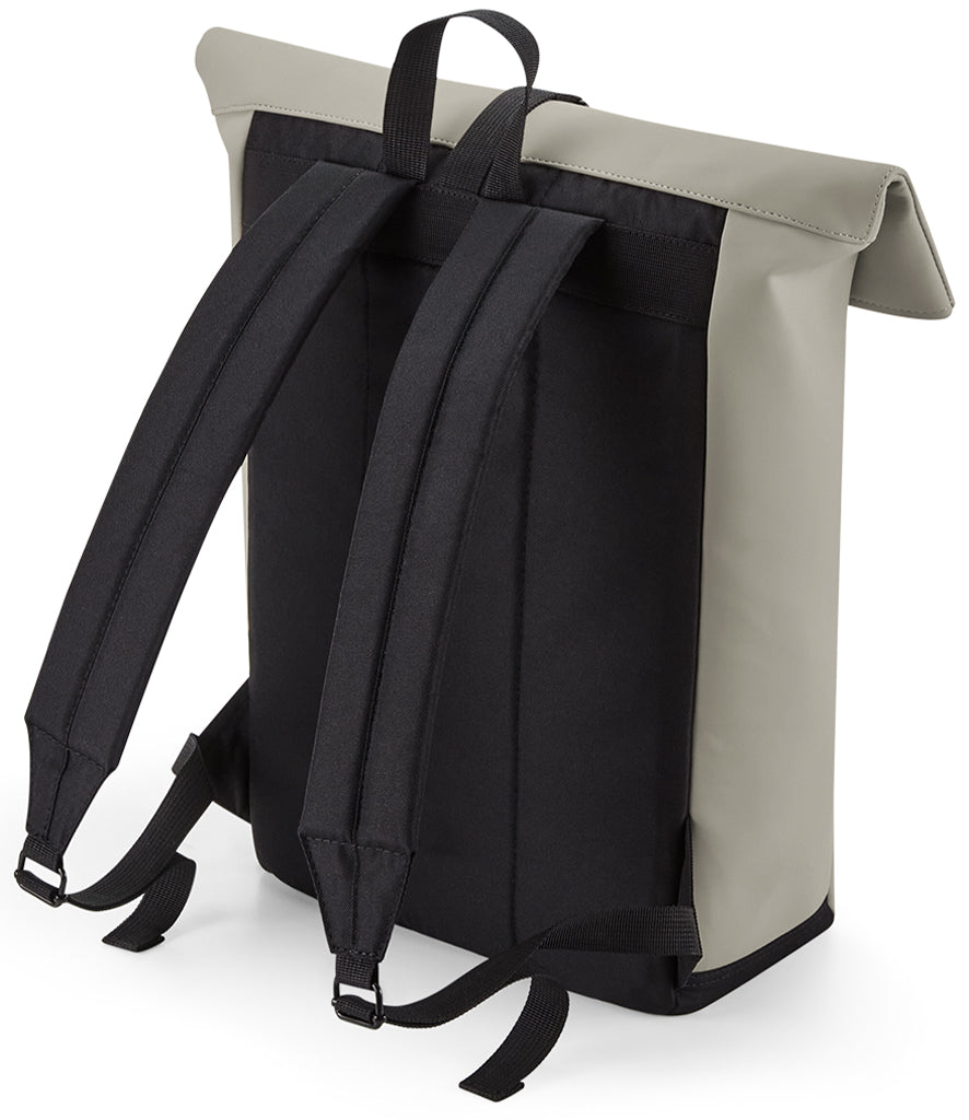 Bagbase Matte PU Roll Top Backpack BagBase