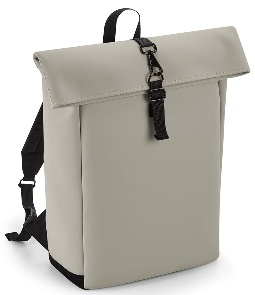 Bagbase Matte PU Roll Top Backpack BagBase